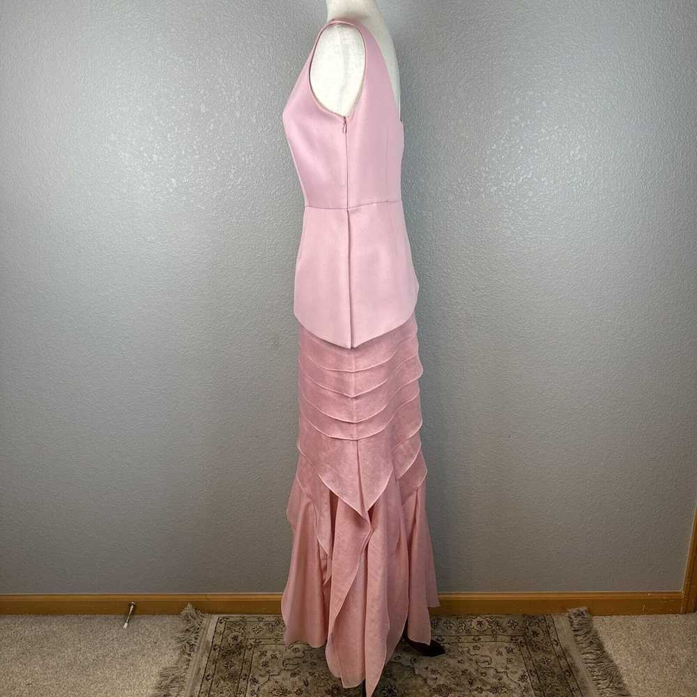 Halston Heritage Floor Length Ball Gown Dress Siz… - image 3