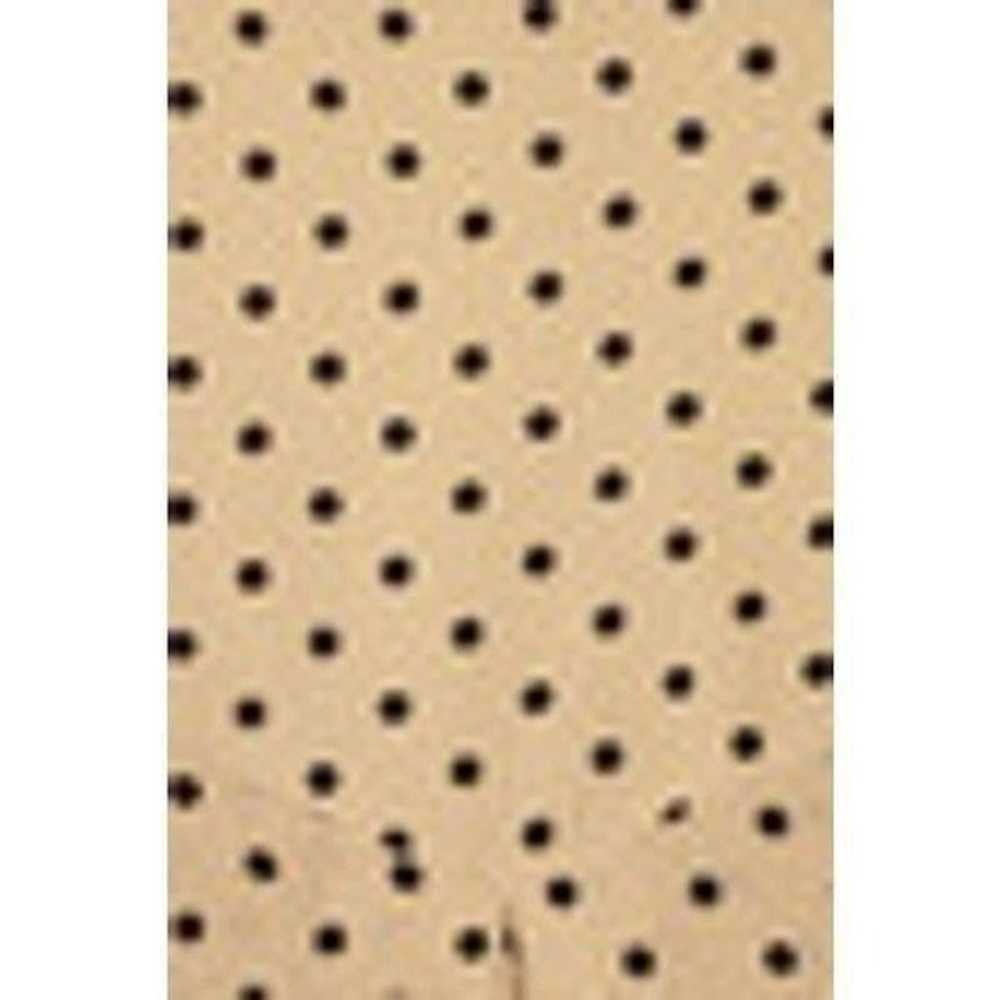 Giulietta New York Tan polka dot short sleeve 100… - image 7