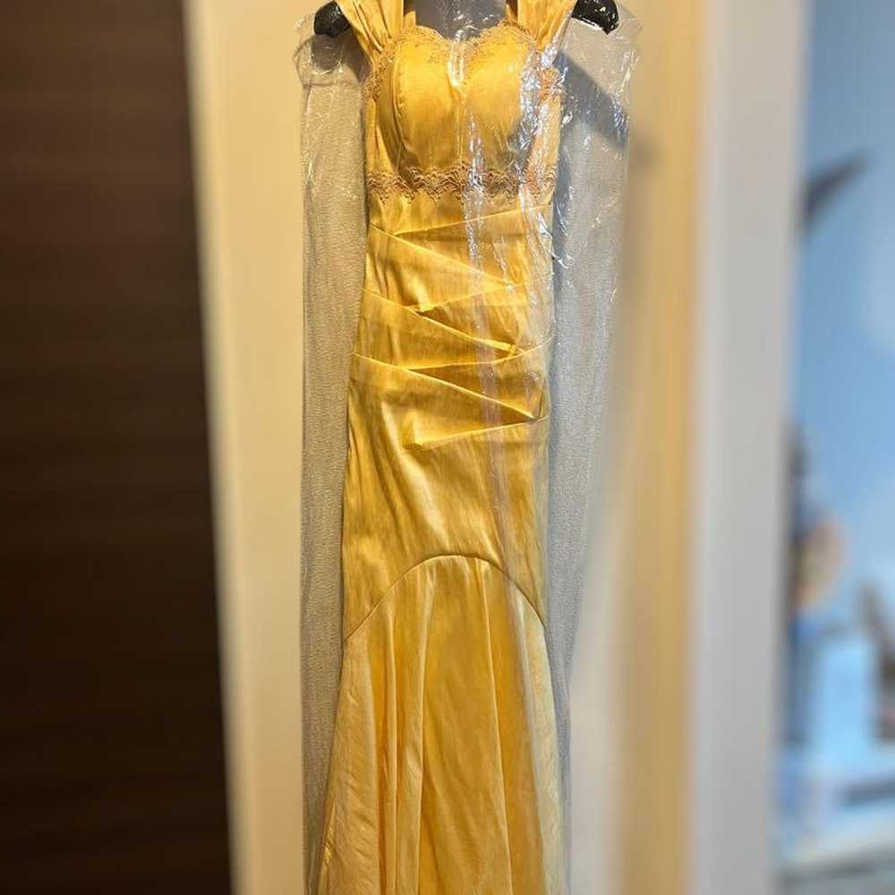 sugar Yellow Mermaid Dress (S) - image 12