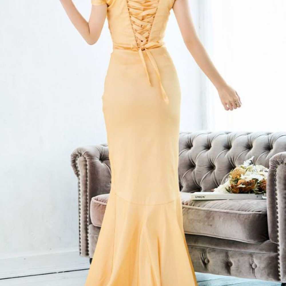 sugar Yellow Mermaid Dress (S) - image 9