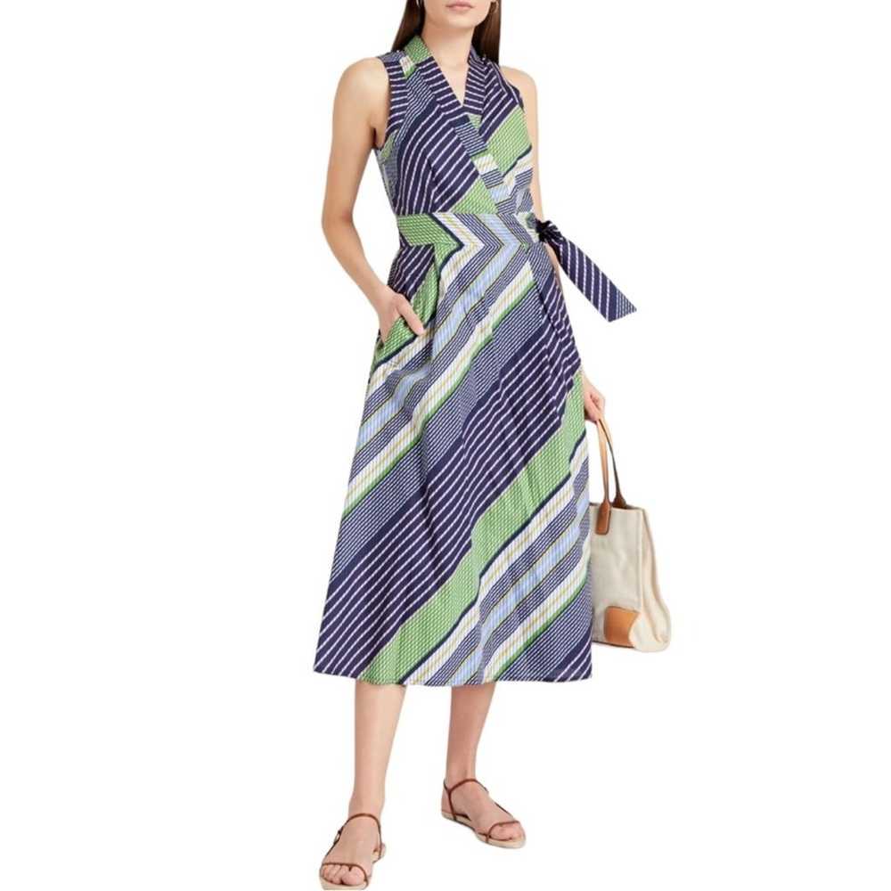 Tory Burch Overprinted Wrap Dress 4 - image 2