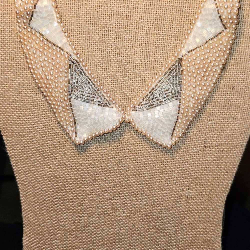 Sally Gee Vintage Detachable Beaded Collar SALLY … - image 5