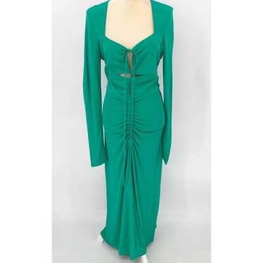 Rebecca Vallance Womens Riccardo Ruched Gown 10 G… - image 1