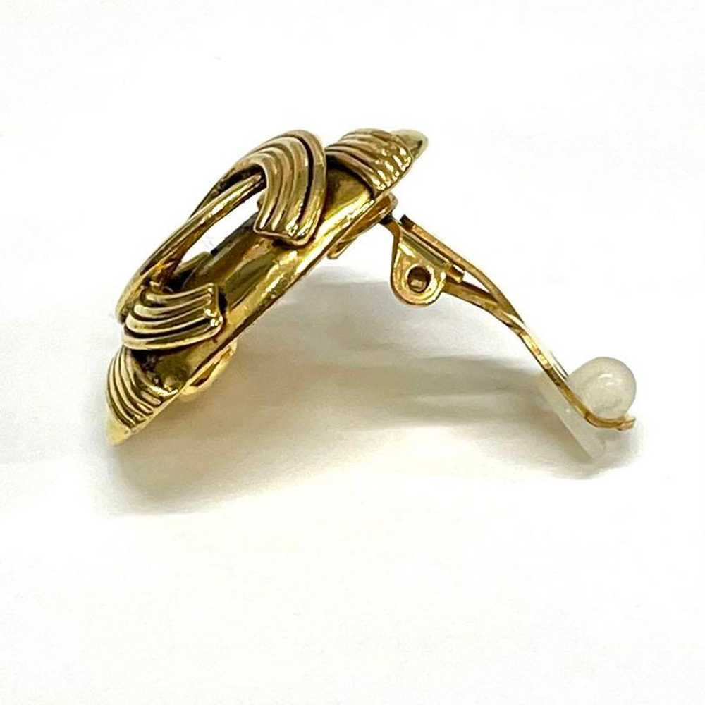 CHANEL Gold GP Earring (One Piece) ❶ - image 3