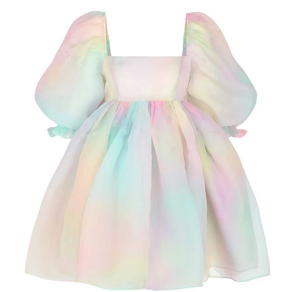 Selkie rainbow puff dress - image 4