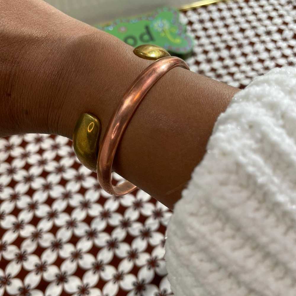 Vintage Brass and copper bracelets - image 7