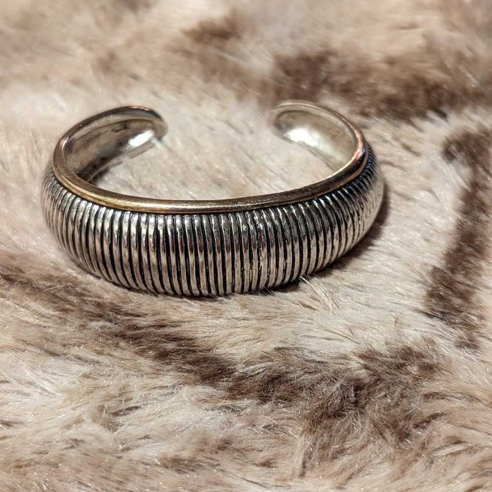 Vintage 925 silver bangle - image 1