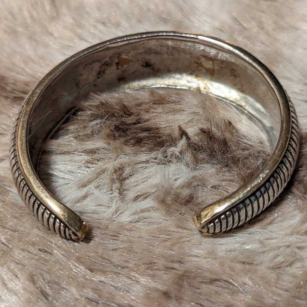 Vintage 925 silver bangle - image 2