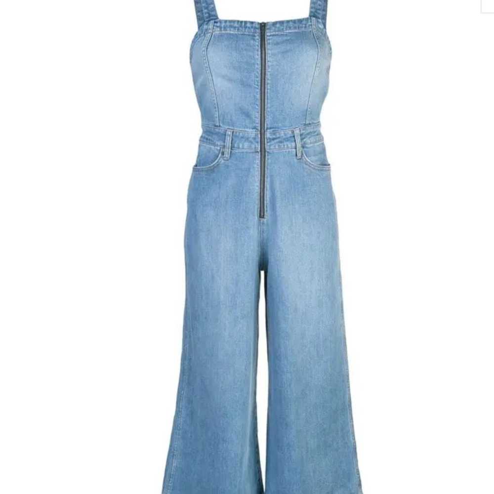 ALICE + OLIVIA  Gorgeous Gaucho Jumpsuit - Blue - image 1