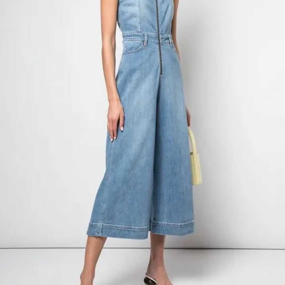 ALICE + OLIVIA  Gorgeous Gaucho Jumpsuit - Blue - image 2