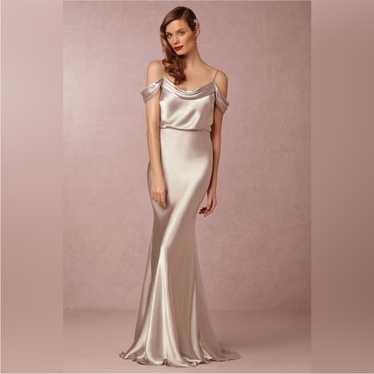 Jenny Yoo | Serena Gold Bridesmaid Dress Off Shoul