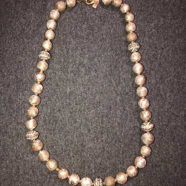 Alabaster beaded Necklace - image 1