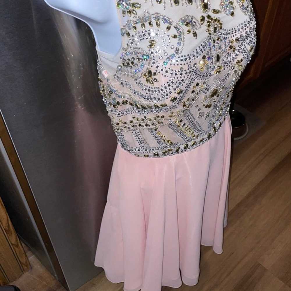 Pink Rhinestone Dress - image 8