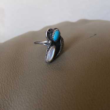 Vintage long Native American ring - image 1