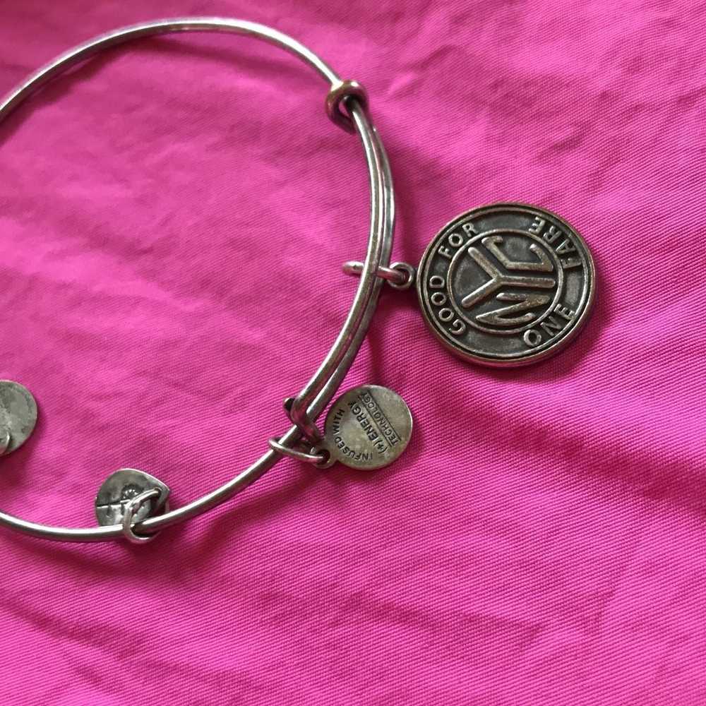 Alex and Ani Bracelet NYC subway token good for o… - image 3