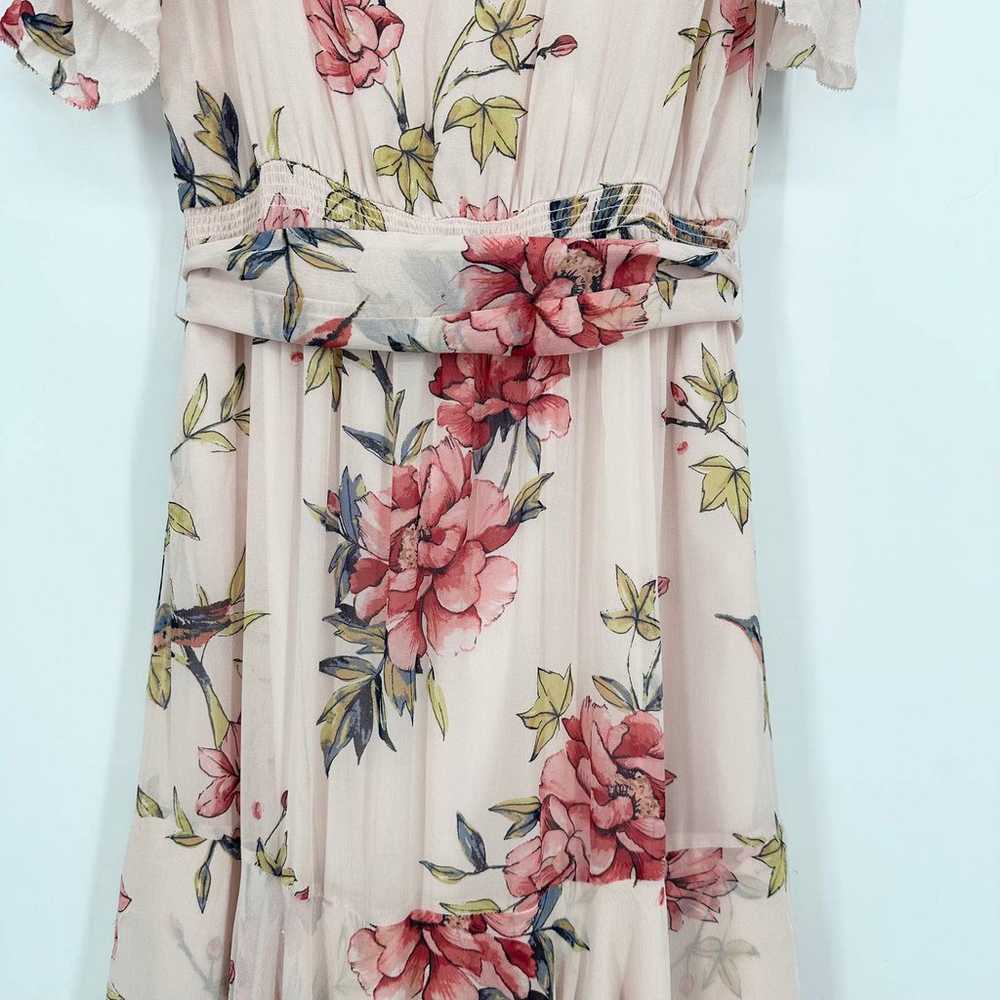 Joie 100% Silk Cristeta Maxi Dress Chiffon Floral… - image 12