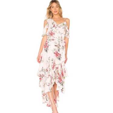 Joie 100% Silk Cristeta Maxi Dress Chiffon Floral… - image 1