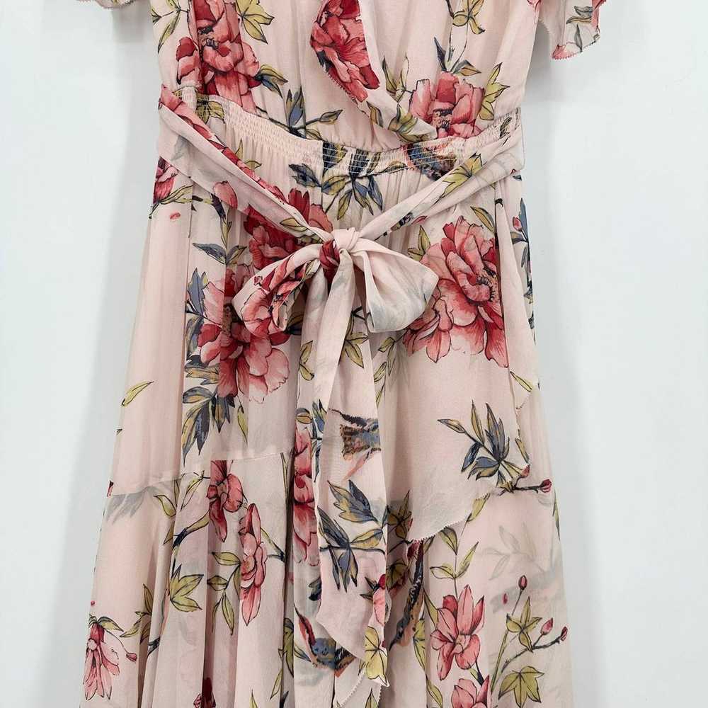 Joie 100% Silk Cristeta Maxi Dress Chiffon Floral… - image 8