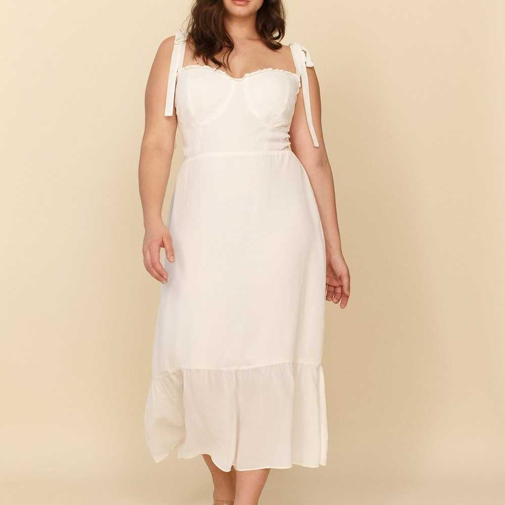 Reformation Nikita Dress in Ivory/White size 10 - image 2