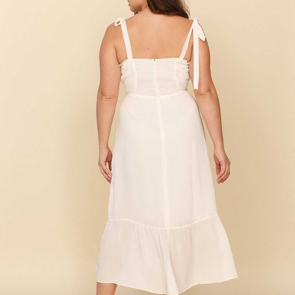 Reformation Nikita Dress in Ivory/White size 10 - image 3