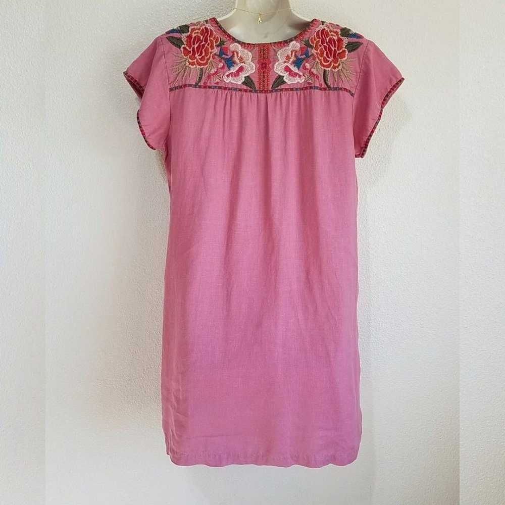 Johnny Was Burke Linen Tunic Dress - image 2