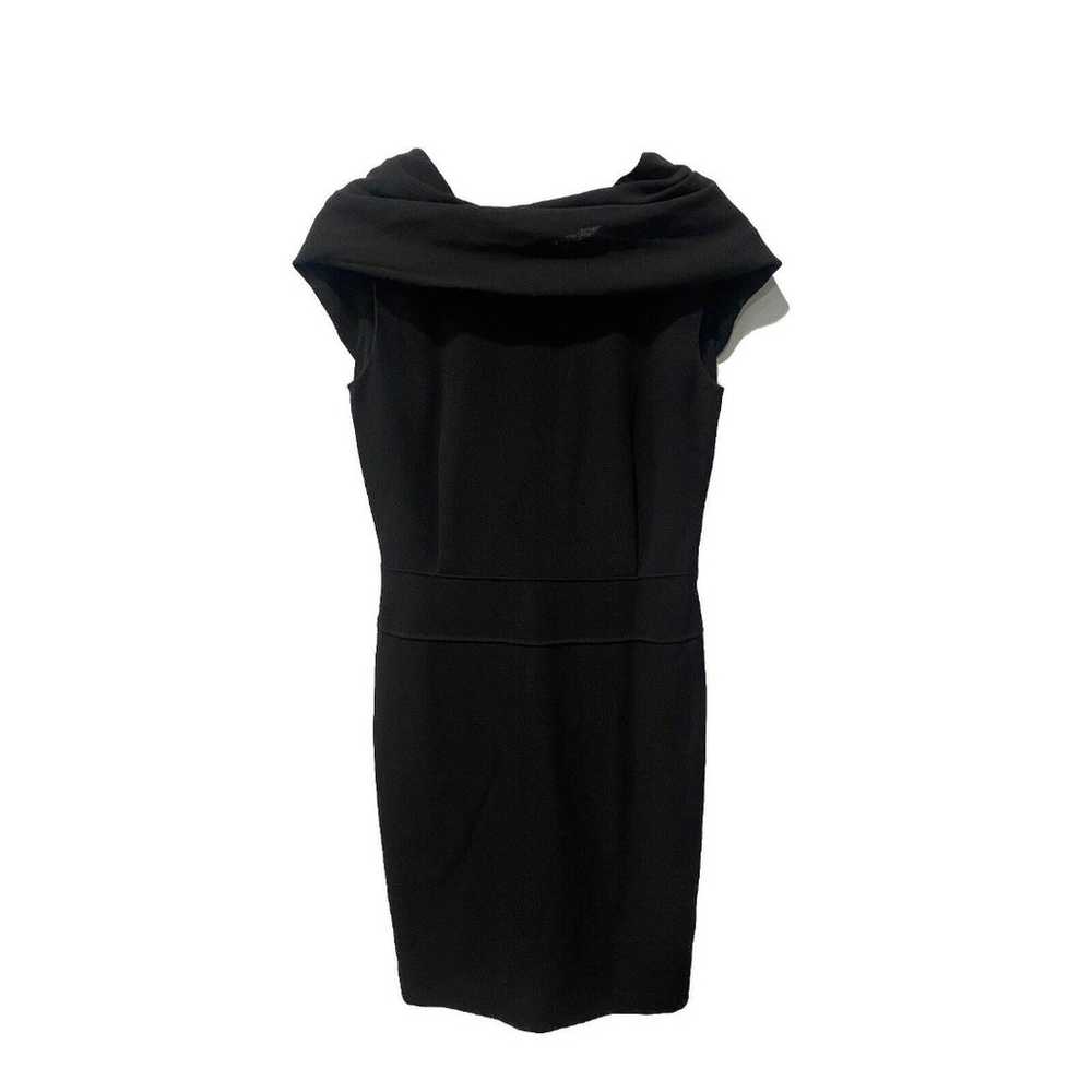 Alexander Mcqueen Black Wool Knit Dress Sz 42 - image 5