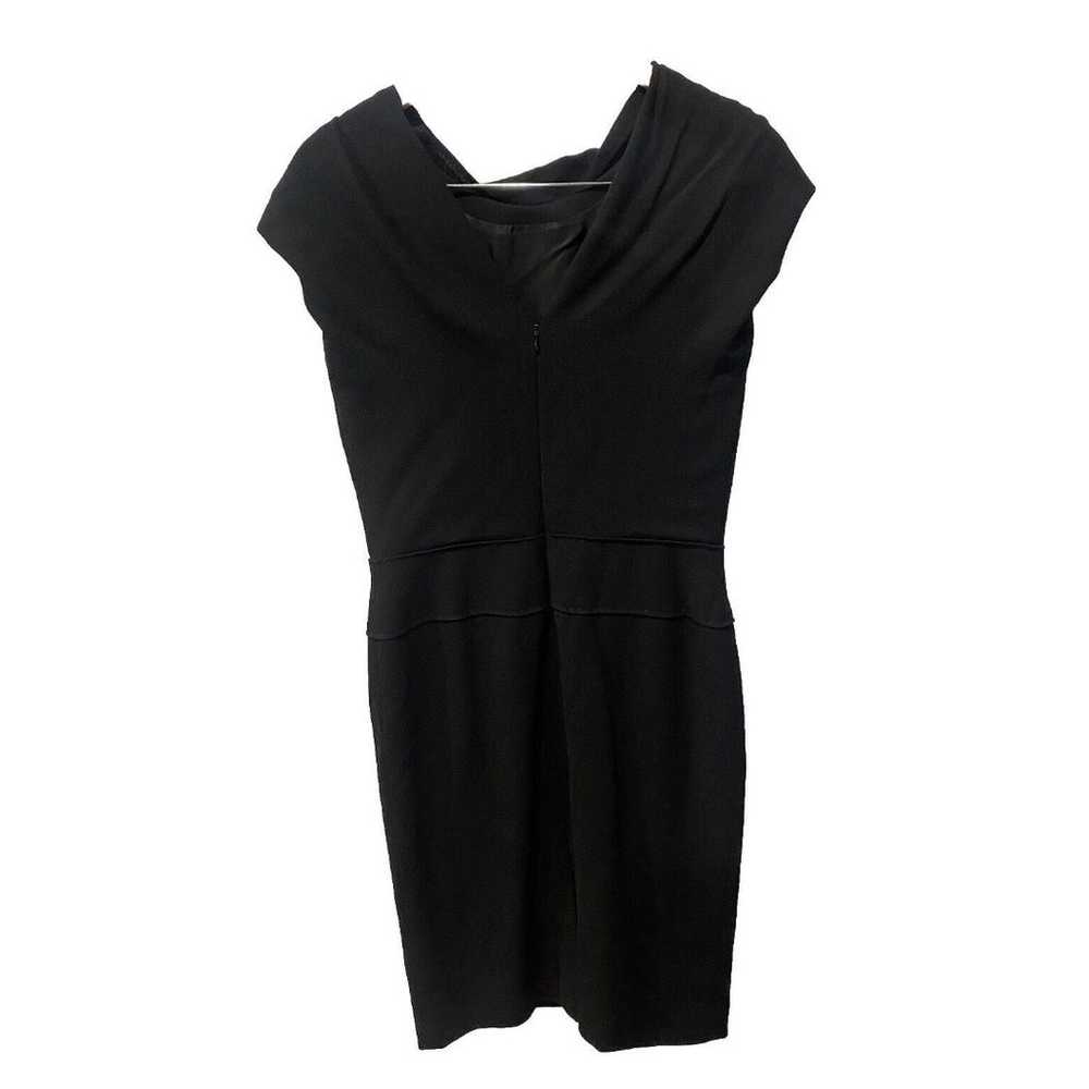 Alexander Mcqueen Black Wool Knit Dress Sz 42 - image 7