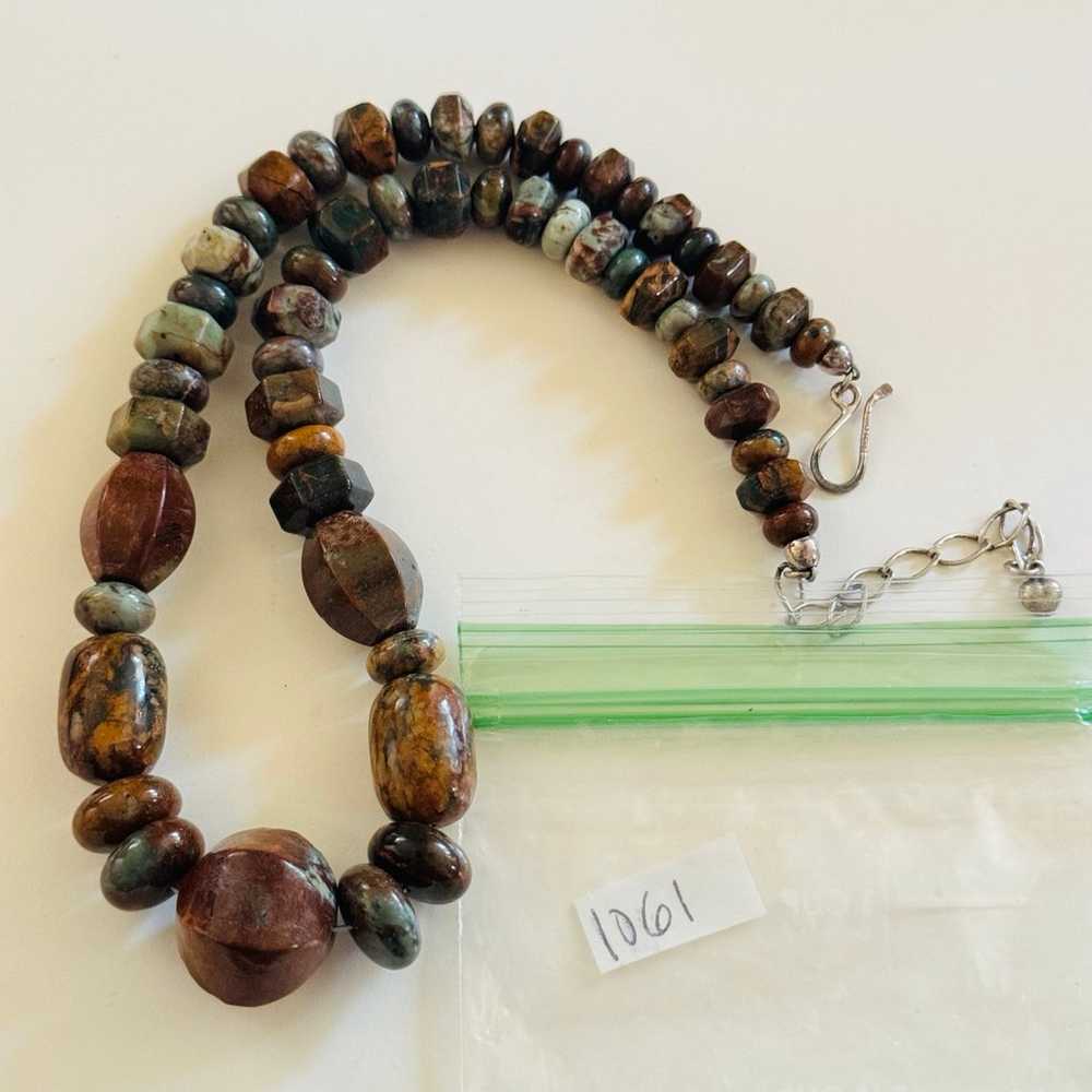 Jay King DTR Necklace Jasper Gemstone Strand Mine… - image 10