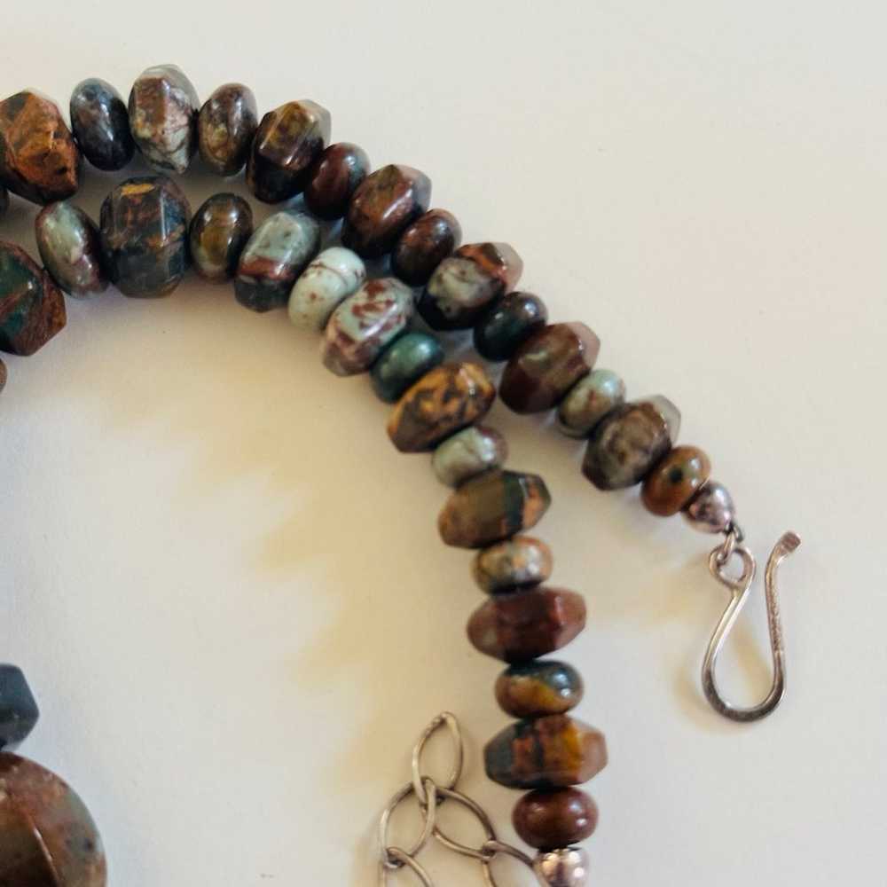 Jay King DTR Necklace Jasper Gemstone Strand Mine… - image 5