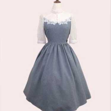 【Innocent World】Classical Rose One-Piece Dress【Da… - image 1