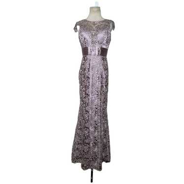 La Vie 2024 Royal Queen Collection Mauve Floral Embellished Gown XL