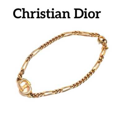 Christian Dior CD Logo Bracelet Gold Vintage