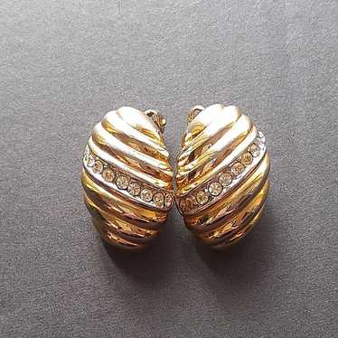 Good condition Yves Saint Laurent earrings with r… - image 1