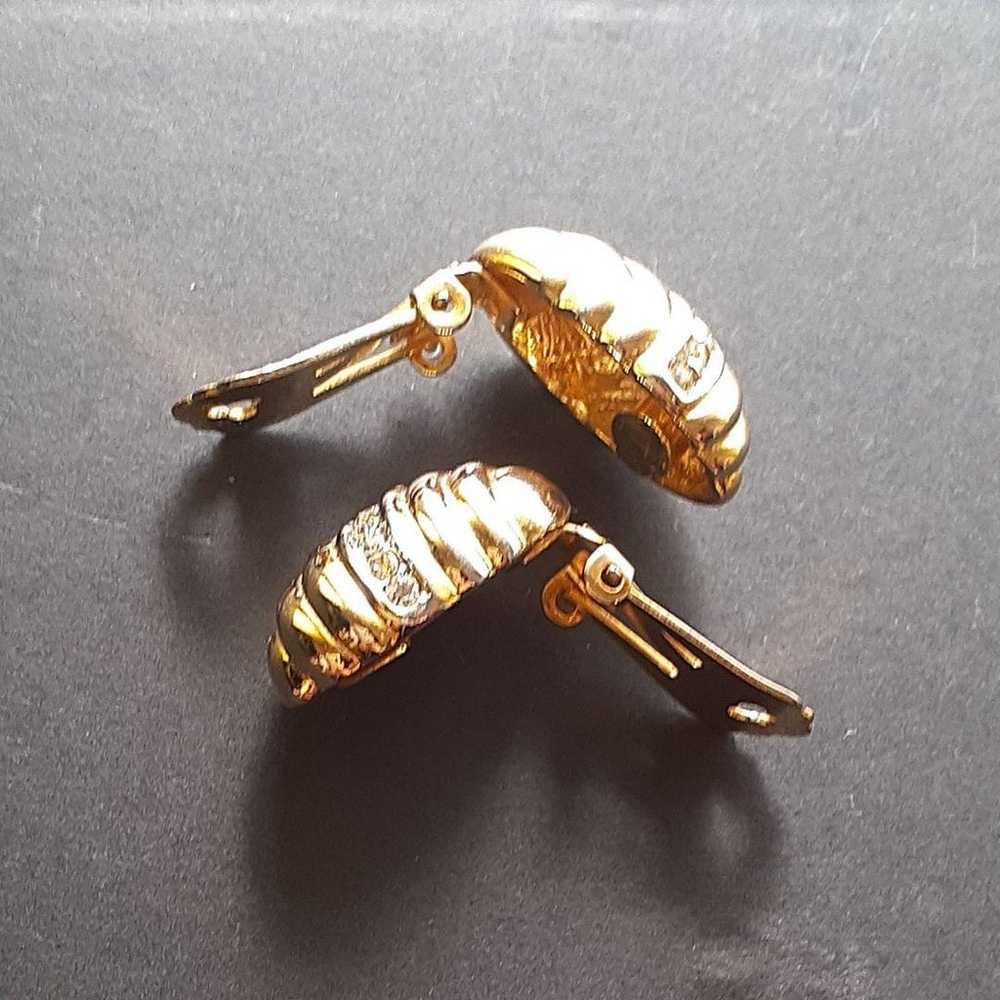 Good condition Yves Saint Laurent earrings with r… - image 5