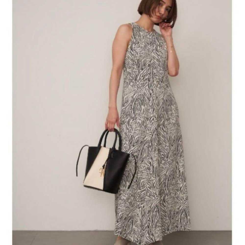 Back Open Jacquard Dress Frey I.D. White - image 3