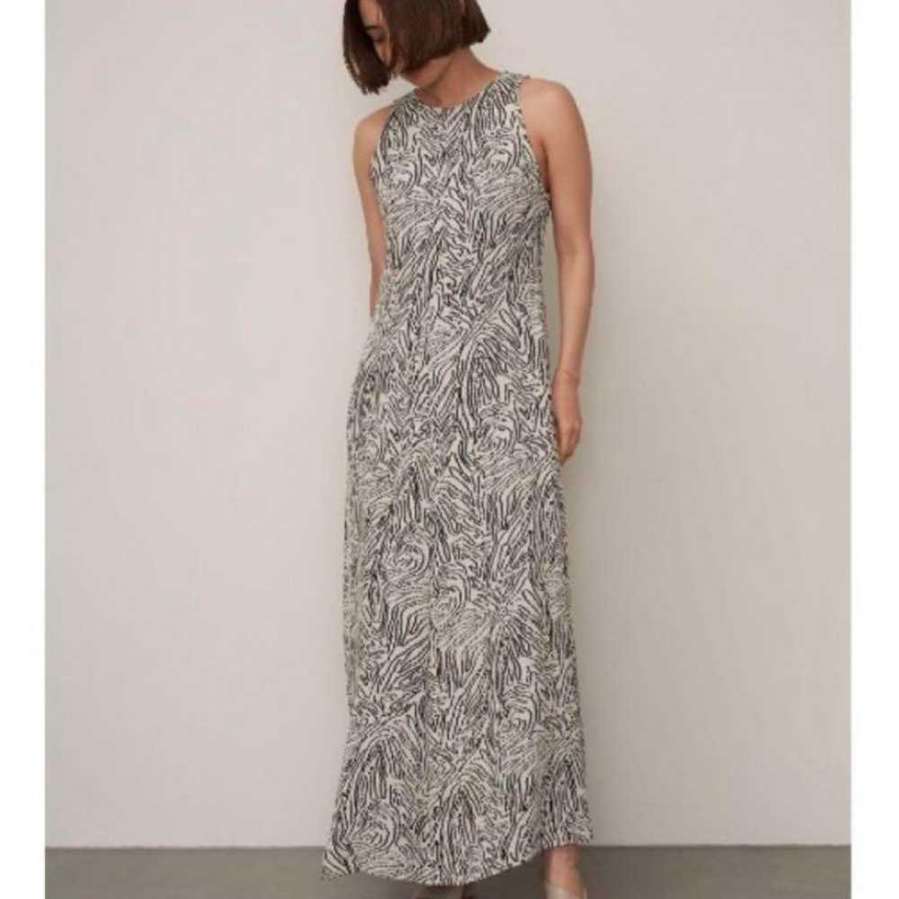 Back Open Jacquard Dress Frey I.D. White - image 5