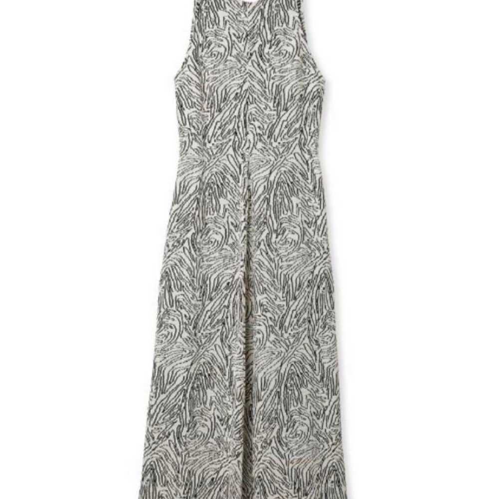 Back Open Jacquard Dress Frey I.D. White - image 9