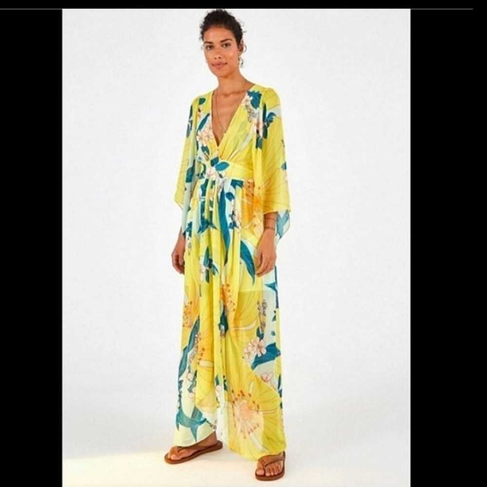 Farm Rio Yellow Floral Pietra Maxidress - image 5