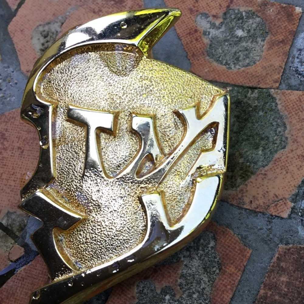 Signed J.J. Katz Jerusalem  Judaica brooch  2000-… - image 5