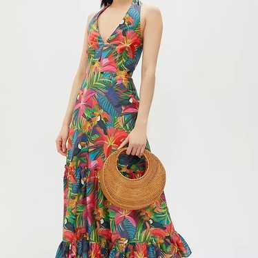 FARM Rio Brighton Floral Maxi Dress size Large - image 1