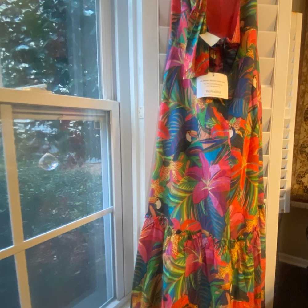 FARM Rio Brighton Floral Maxi Dress size Large - image 7