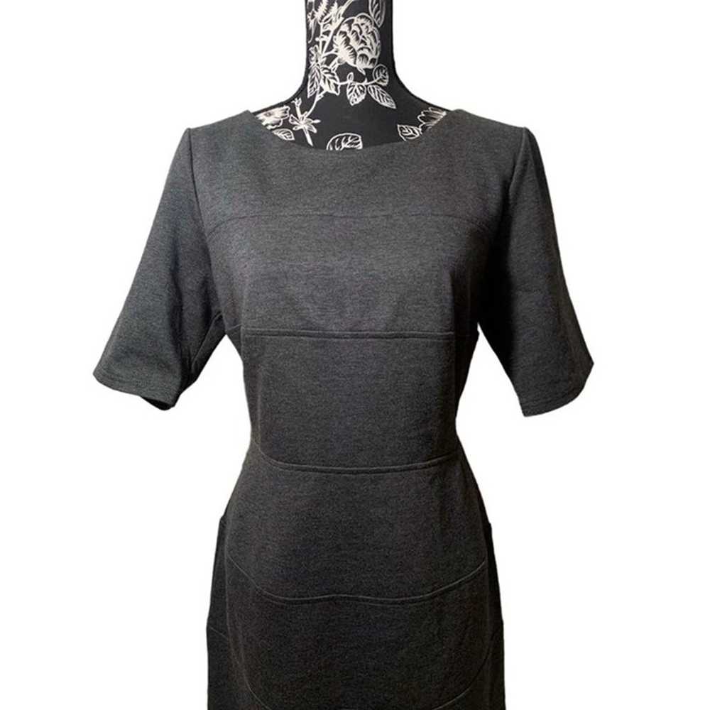 Gray Short sleeve Work Casual dress - image 3