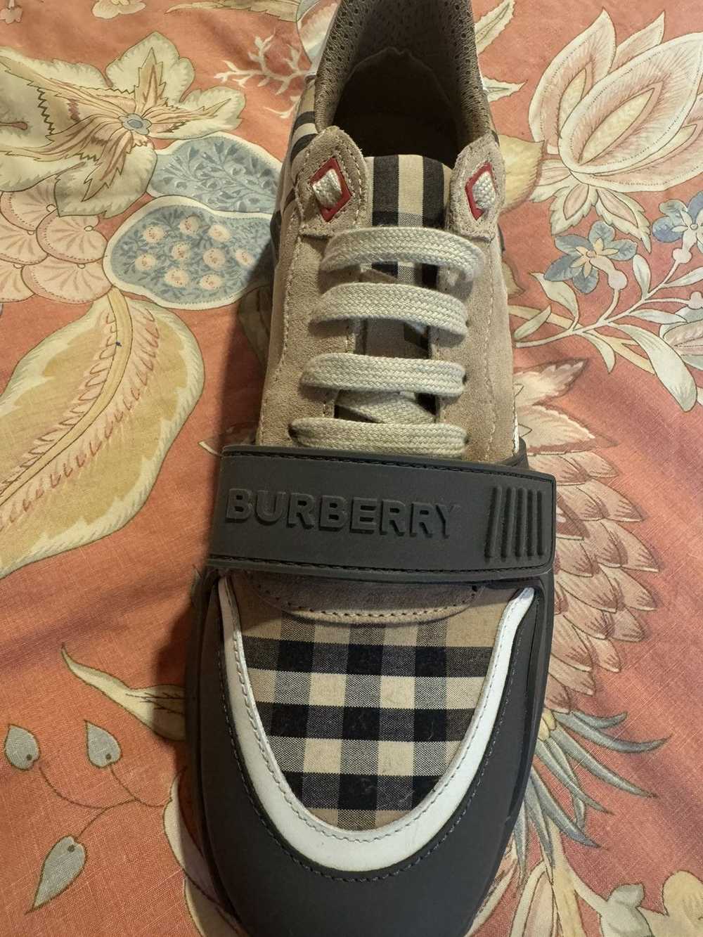 Burberry Classic Beige Check Sneakers - image 7