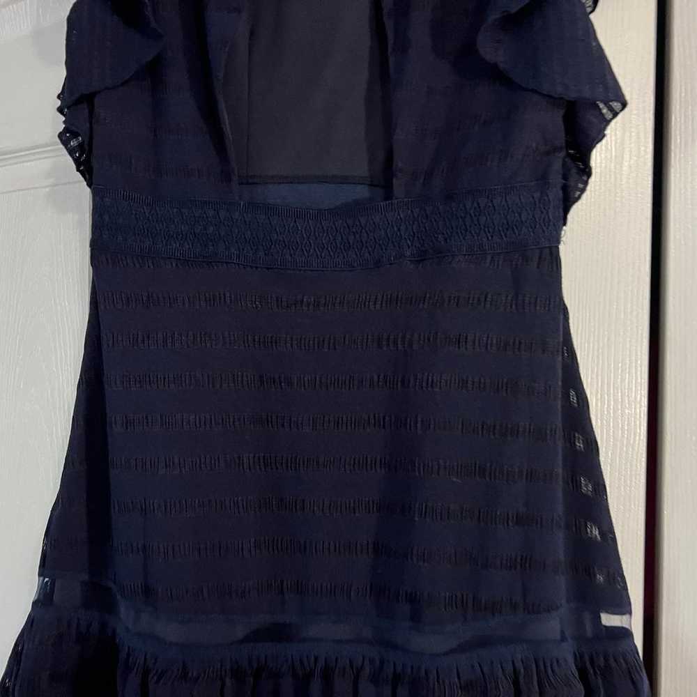 FoxieDox Navy Blue Ruffle Dress (Large) - image 10