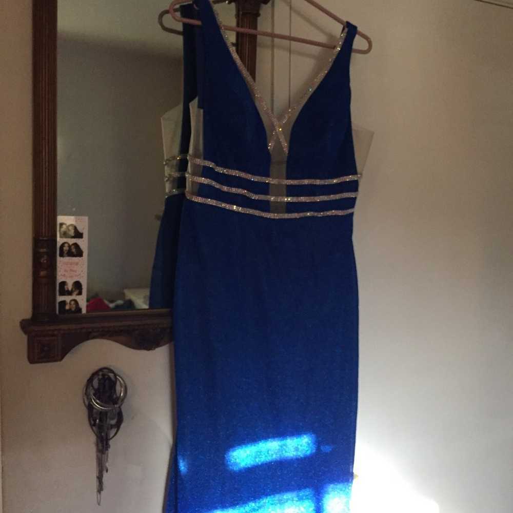 Royal Blue Prom Dress - image 3