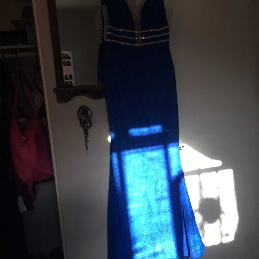 Royal Blue Prom Dress - image 4