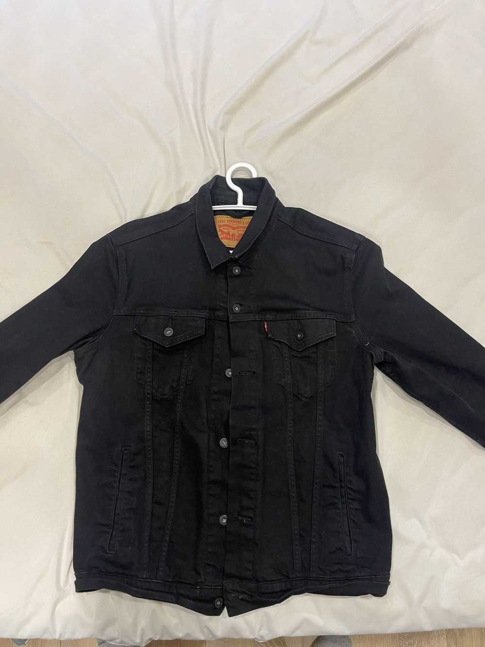 Levi's Black Denim Shirt Jacket - image 1