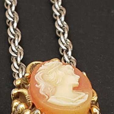 #928, RENAISSANCE Victorian Cameo,NECKLACE Sz 29"… - image 1