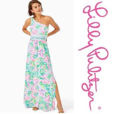 Lilly Pulitzer Malia Maxi Dress Totally Blossom - image 1