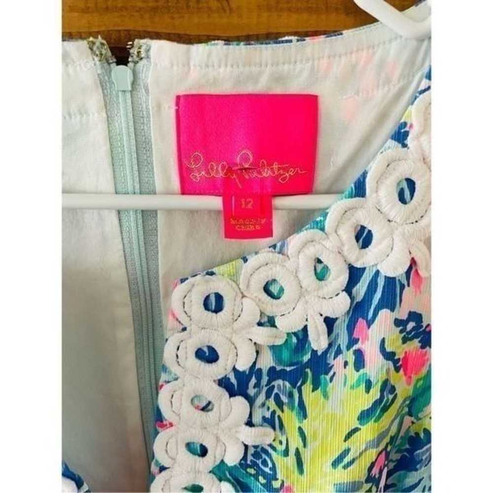 Lilly Pulitzer GABBY STRETCH SHIFT DRESS Mermaids… - image 4